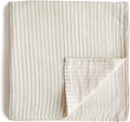 mushie Muslin Baby Swaddle Blanket | 100% Organic Cotton by mushie