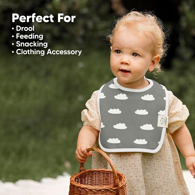 KeaBabies 8-Pack Organic Baby Bibs - Image 8