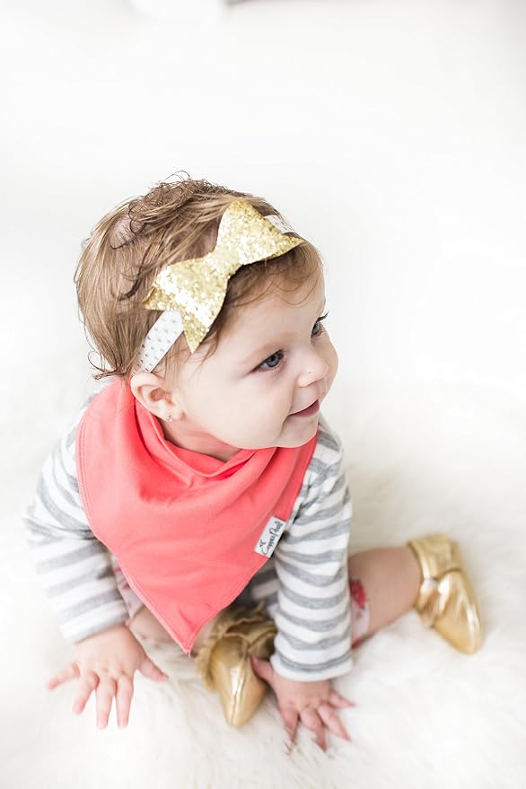Copper Pearl Baby Bandana Drool Bibs - Image 4