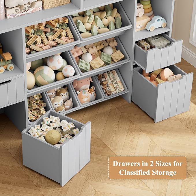 HORSTORS 55" W Toy Storage Organizer - Image 5