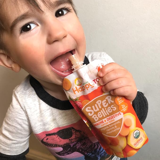Happy Tot Organics Stage 4 Baby Food Pouches, Gluten Free, Vegan Snack - Image 5