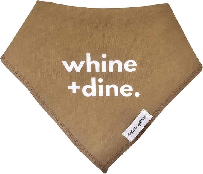 Denver James Bandana Feeding Drool Baby Bib I Soft Organic Cotton I Fleece Back by DenverJames