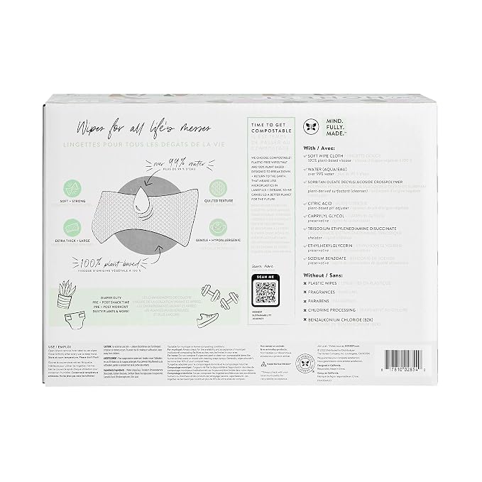 The Honest Company Clean Conscious Multi-Use Wipes, Unscented Hypoallergenic - Image 10