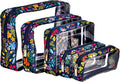 TSA Approved 5-Piece Diaper Bag Organizer Pouch Set Clear Waterproof TPU Kids by Remobia+Hicol