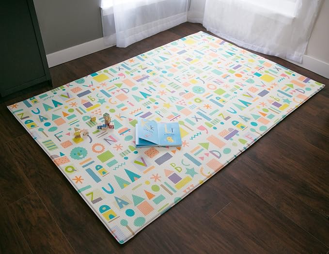 Baby Care Play Mat Original One-Piece Reversible Rollable Waterproof Play Mat - Image 7