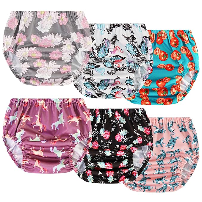 Joyo roy 6Pcs Waterproof Cloth Diaper Cover Reusable Plastic Training Pants by Joyoroy