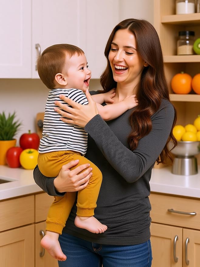 Maternity Shirts Long Sleeve Pregnancy Top - Image 6