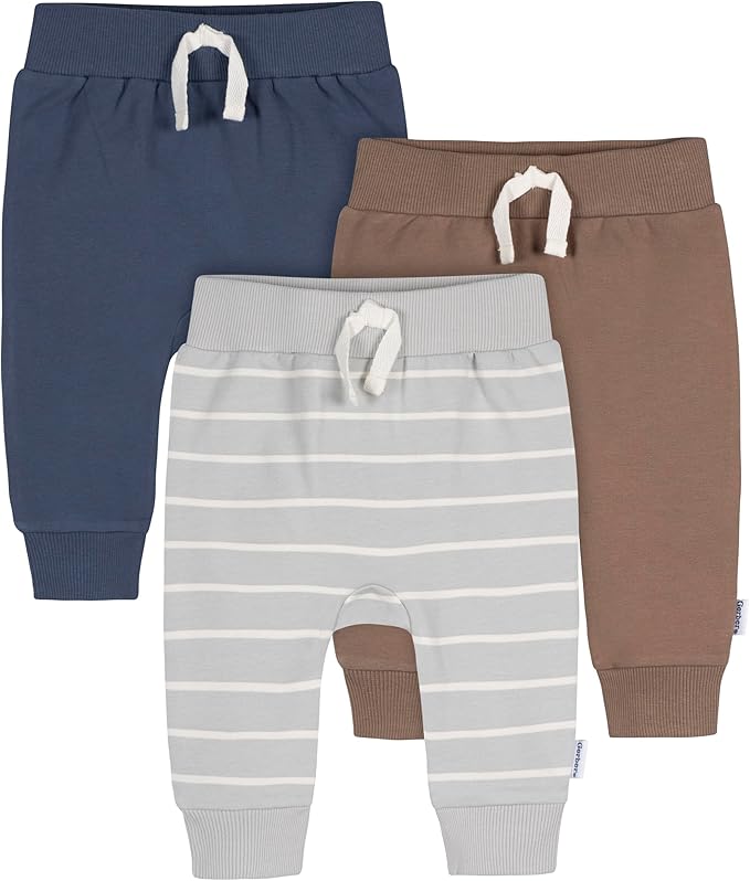 Gerber Baby-Boys Toddler 3-Pack Jogger Pants by Gerber