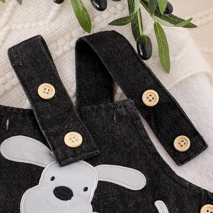 Baby Boy Clothes Fall Winter Outfits Long Sleeve Striped Romper Cute Cartoon - Image 7