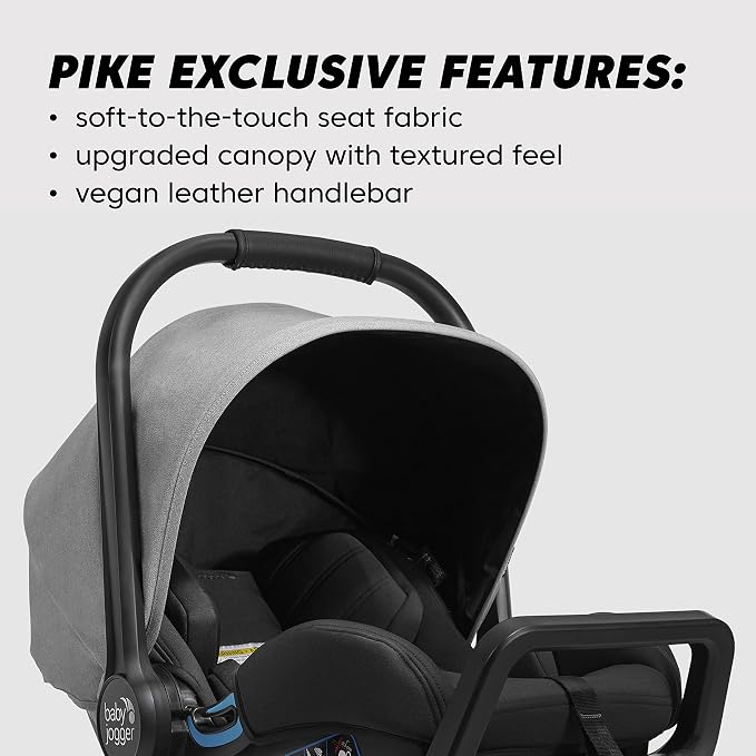Baby Jogger City Go 2 Infant Car Seat, Pike Exclusive Includes Leatherette - Image 5