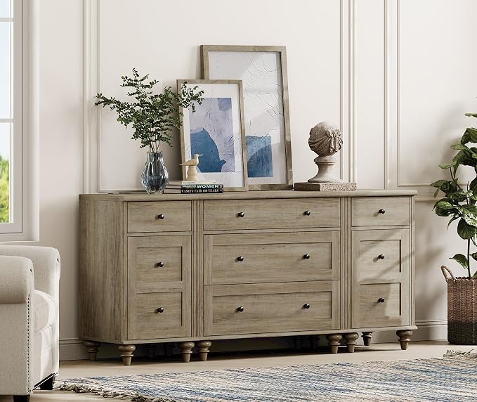 WAMPAT Grey Dresser for Kids Bedroom - Image 7