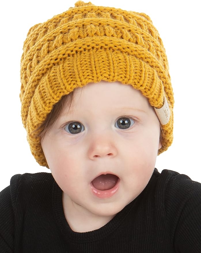 Funky Junque Baby Winter Hat – Cute Newborn Hats, Cozy Warm Infant Beanie by FunkyJunque
