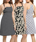 SUIEK 3-Pack Maternity Nursing Nightgown Cotton Breastfeeding Dress Pregnancy by SUIEK