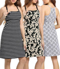 SUIEK 3-Pack Maternity Nursing Nightgown Cotton Breastfeeding Dress Pregnancy by SUIEK