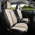 FREESOO Front Seats 2PCS Leather Car Seat Covers, Ultra Breathable Waterproof by FREESOO