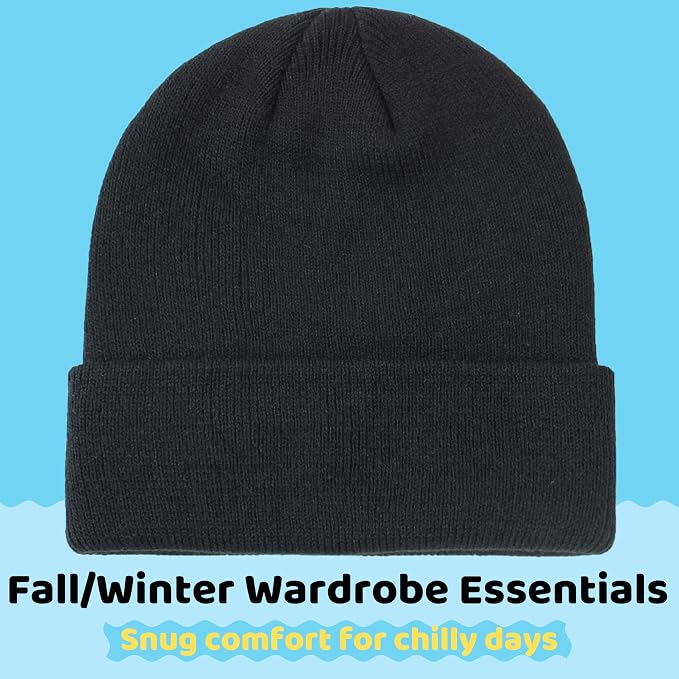 YMYDYFC Baby Beanie 3Pack Toddler Beanie Infant Knit Hat Baby Winter Hats - Image 4