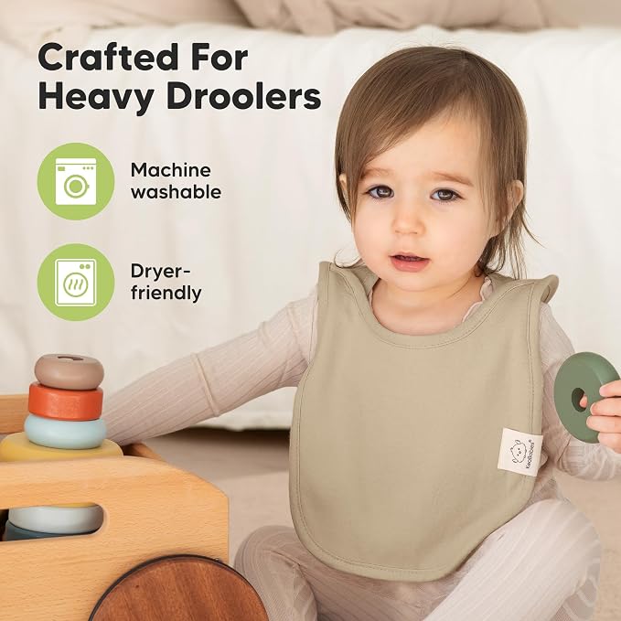 8-Pack Baby Bibs for Boys, Girls - Image 6