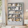 FINETONES 69" H Toy Storage Organizer, 6 Tier Tall Kids Bookshelf by finetones