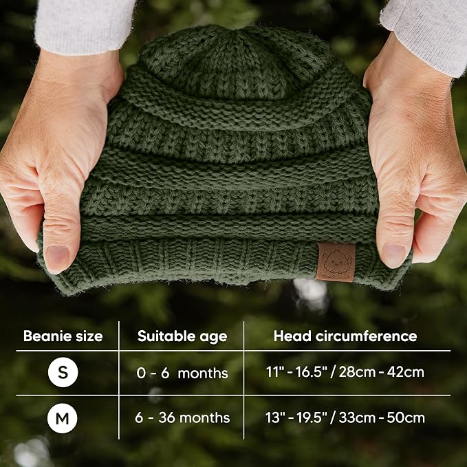 3-Pack Baby Beanies for Boys, Girls - Image 5