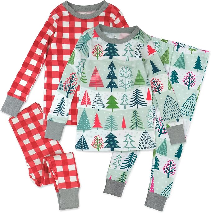 HonestBaby 4 Piece Pajamas Sleepwear Pjs 100% Organic Cotton by HonestBaby
