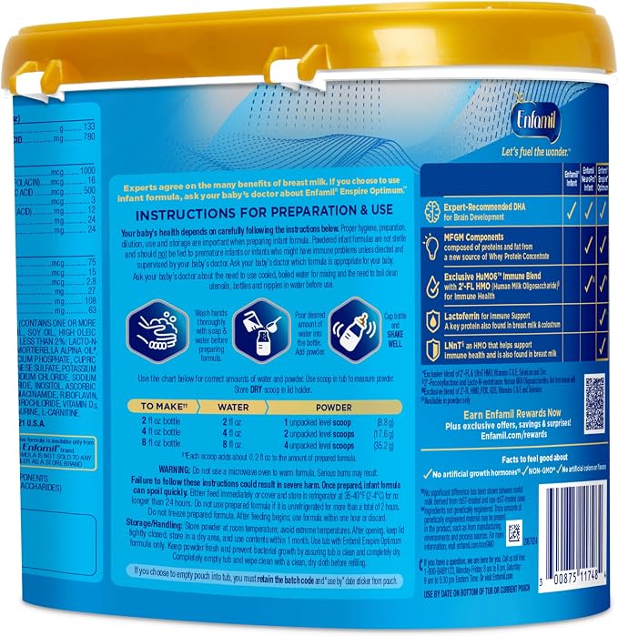 Enfamil Optimum, Our Closest Formula to Breast Milk, Immune-Supporting - Image 14