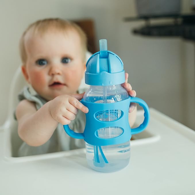 Dr. Brown's Milestones Wide-Neck Sippy Straw Bottle - Image 6