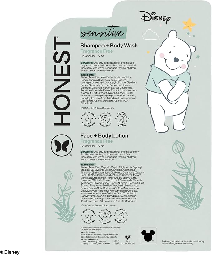 The Honest Company 2-in-1 Cleansing Shampoo + Body Wash and Face + Body Lotion - Image 8