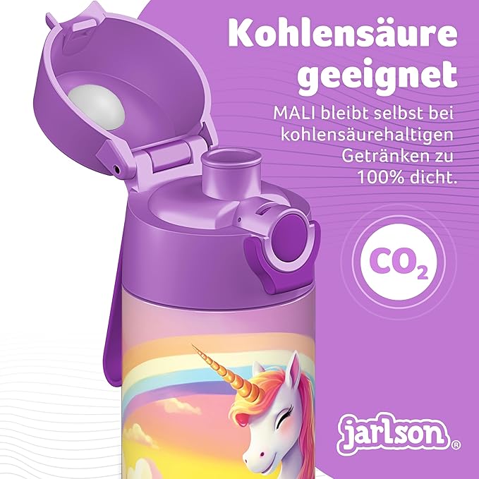Jarlson® Mali Children's Water Bottle, Thermal Stainless Steel Water Bottle - Image 4