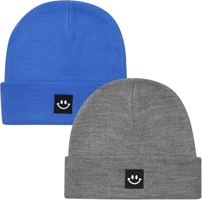 2Pack Baby Beanie Knit Toddler Hat by Paladoo