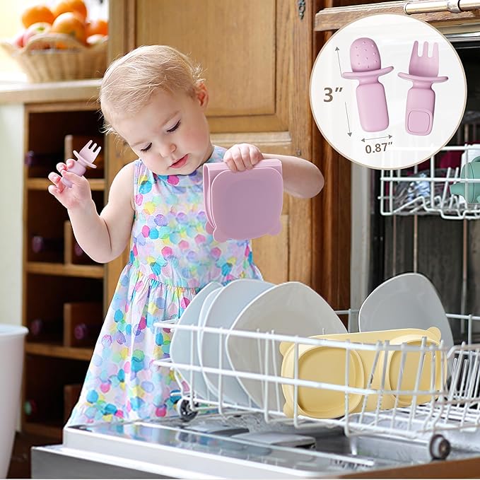 Silicone Foldable Novelty Dinner Plates, Suction Plates - Image 6