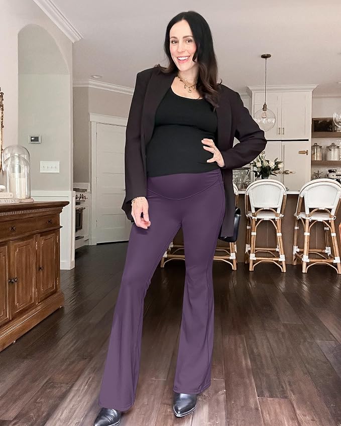 G4Free BareFeel Maternity Flare Leggings - Image 5