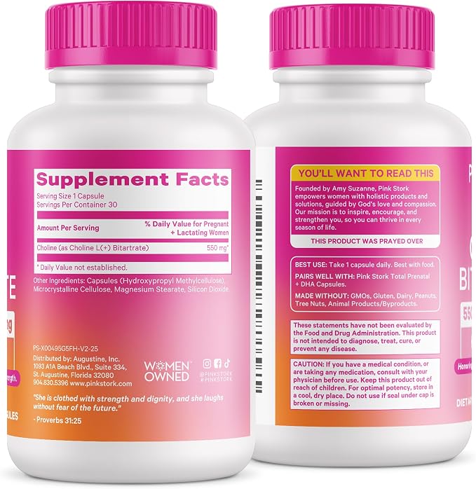 Pink Stork Choline - Image 8