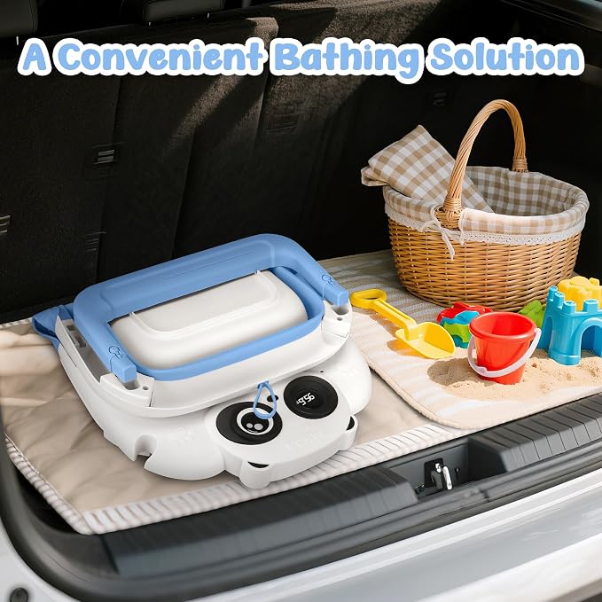Collapsible Baby Bathtub for Newborn, Baby Bath Tub - Image 7