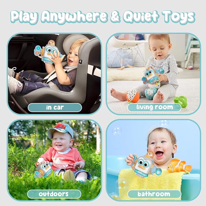 Montessori Toys for 1 Year Old, Sensory Toys for Toddlers 1-3, Baby Travel - Image 4