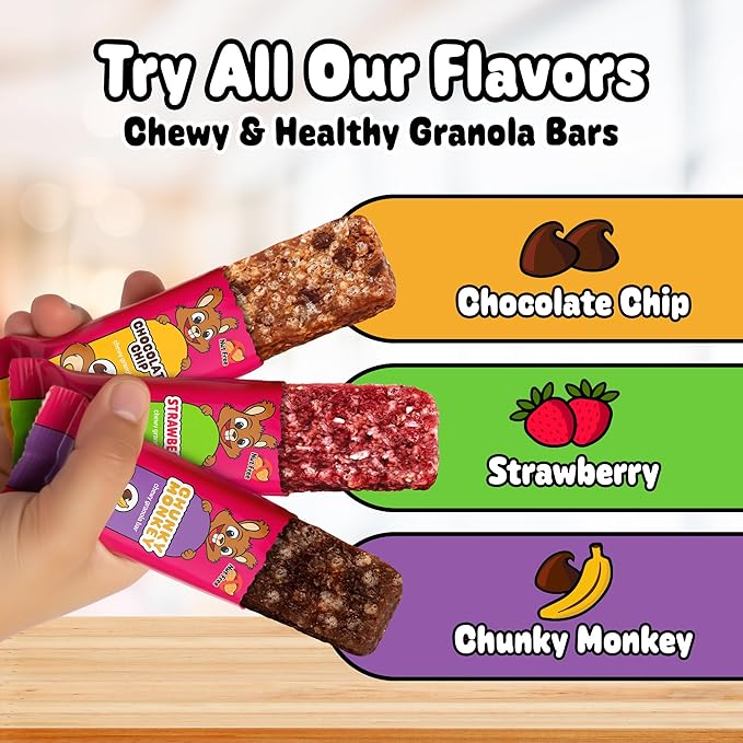 Snakkidz Organic Chewy Granola Bar, Allergen Free, Made - Image 6