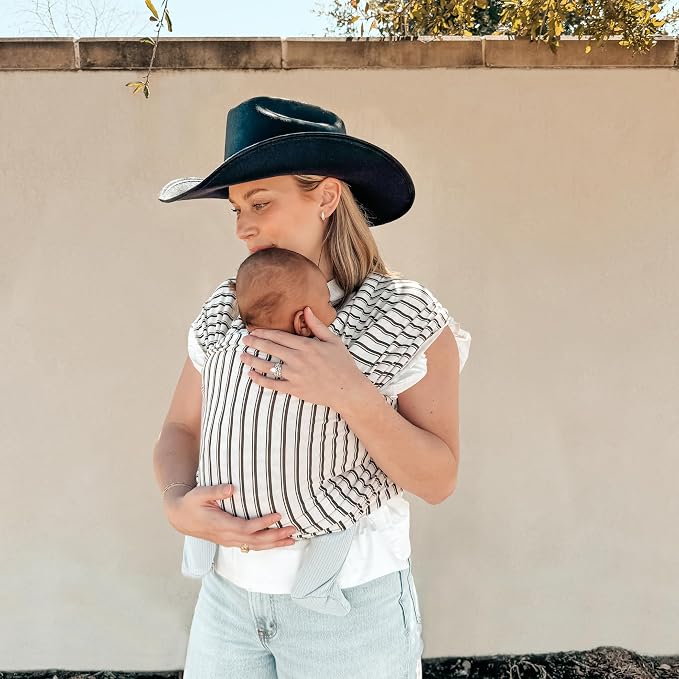 Moby Baby Wrap Carrier Classic for Newborns to Toddlers, Infant Sling Carrier - Image 4