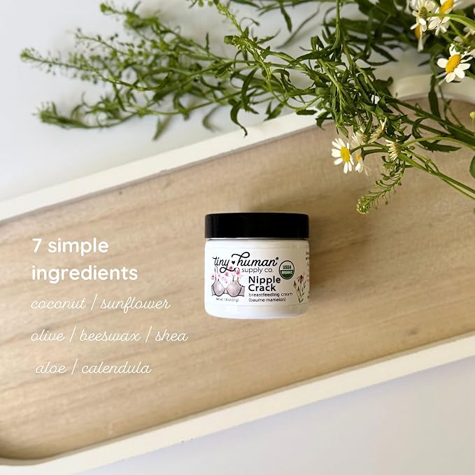 Organic Nipple Cream, Nipple Crack Lanolin Free Nipple Butter, Balm - Image 4
