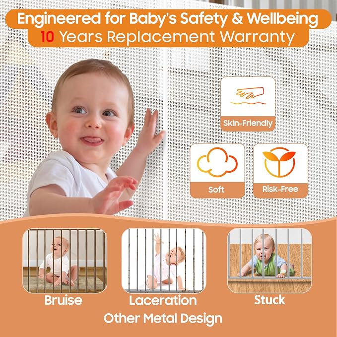 180" Extra Wide Retractable Baby Gates - Image 4