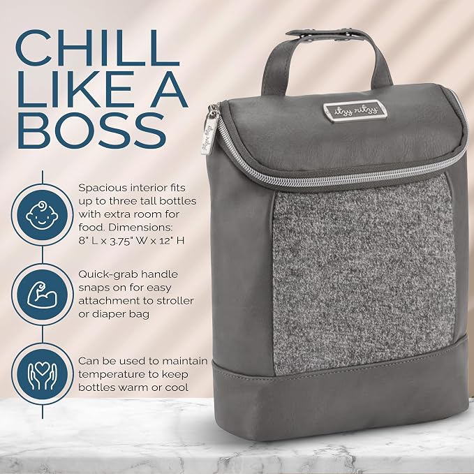 Itzy Ritzy Insulated Bottle Bag – Keeps Bottles Warm or Cool - Image 4
