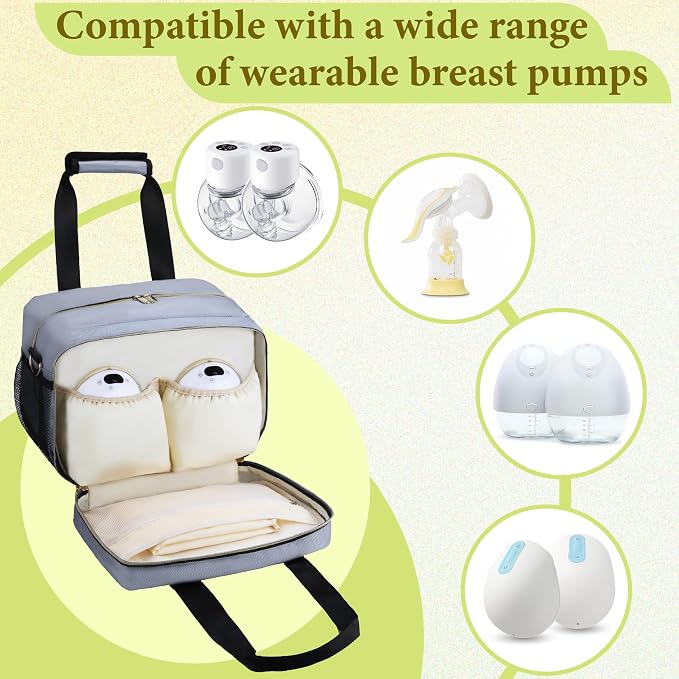 Breastmilk Cooler Bag Fits 6 Baby Bottles up to 9 Ounce - Image 4