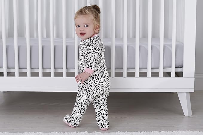 Gerber Baby Girls 4 Pack Sleep 'N Play Footie - Image 5