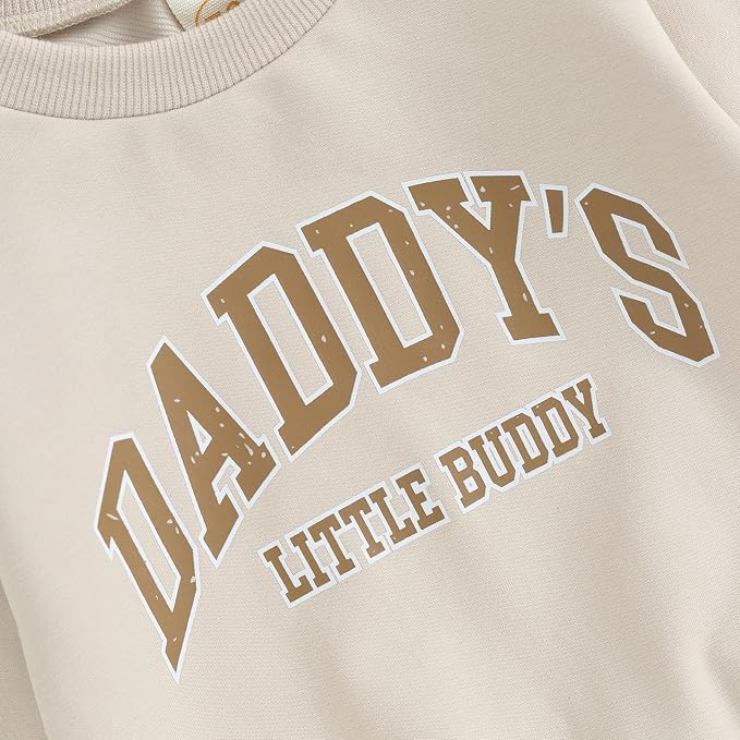 Kupretty Toddler Baby Boy Fall Winter Clothes Color Block Long Sleeve - Image 2