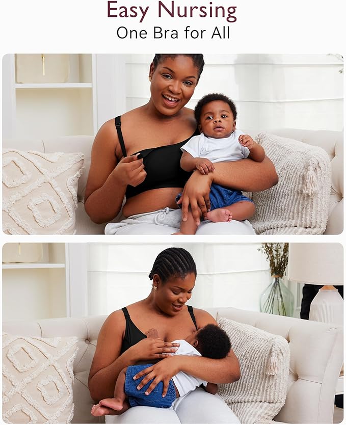 Momcozy Hands Free Pumping Bra, Adjustable Breast-Pumps Holding and Nursing Bra - Image 5
