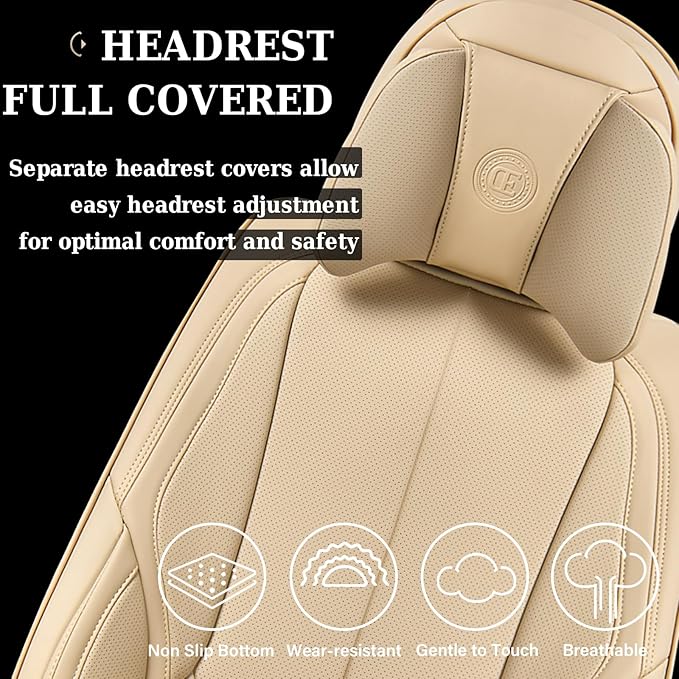Coverado Universal Seat Covers Full Set, 5 Seats Universal Seat Covers - Image 7