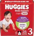Huggies Size 3 Baby Diapers, Little Movers HuggFit 360° Baby Diapers by Huggies%C2%AE