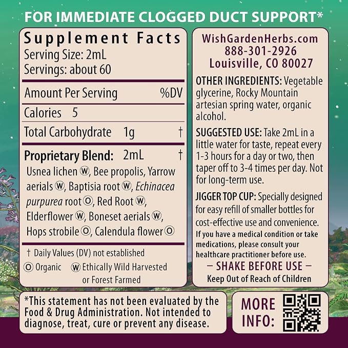 WishGarden Herbs Happy Ducts Lactation Support - Image 2