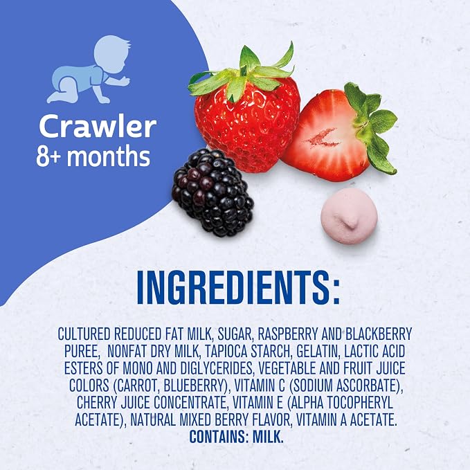 Gerber Baby Snacks Yogurt Melts, Mixed Berries, 1 Ounce - Image 9