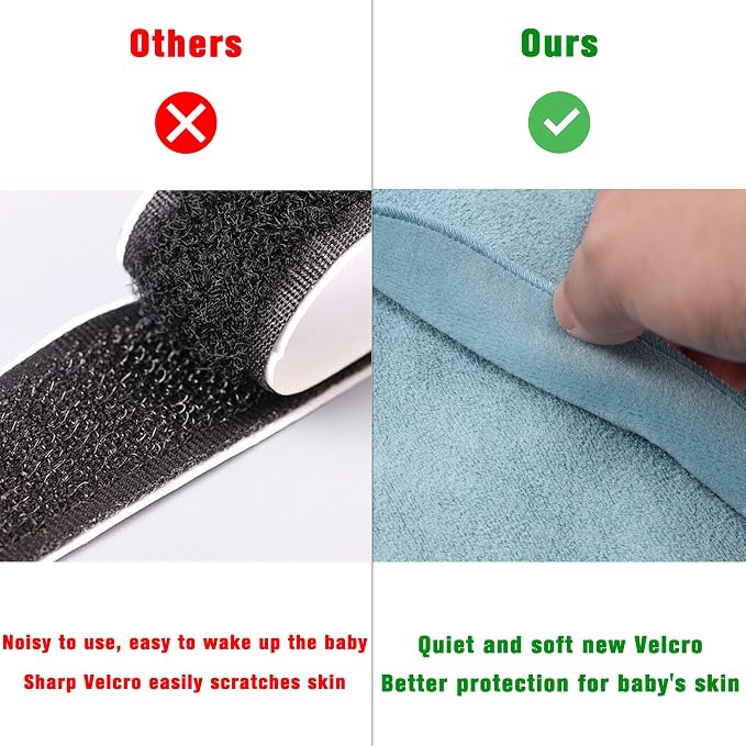 Fleece Newborn Sleep Sack Baby Swaddle, 3-Way Adjustable Wearable Blanket - Image 6