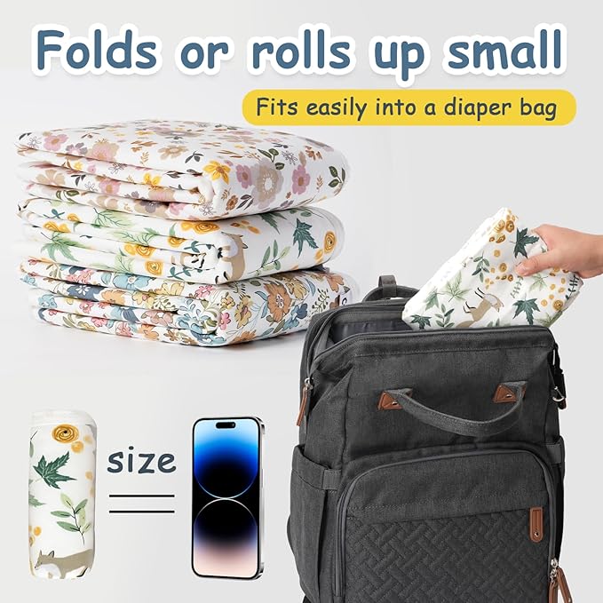 Baby Diaper Changing Pad – 31.5" x 21.5" Extra Large Waterproof Absorbent - Image 5