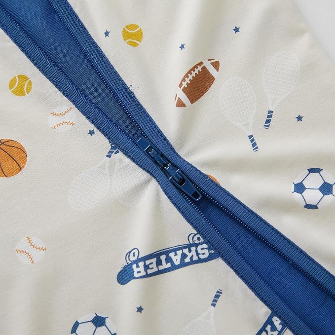 pureborn Baby Infant Boys Girls Sleeper Snug Fit Viscose from Bamboo Pajamas - Image 6